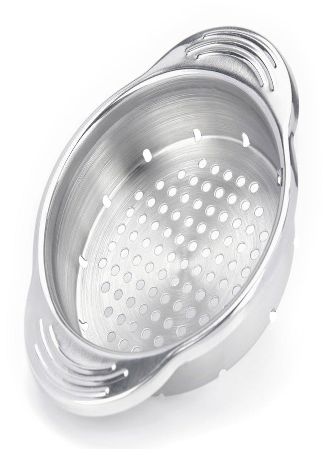 WishDirect Tuna Can Strainer Press, Stainless Steel Food-Grade Tuna Can Colander with Lower Side Holes for Regular-Size and Wide-Necked Tunas 1-Pack - Image 1