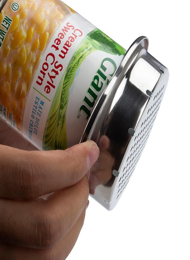 WishDirect Tuna Can Strainer Press, Stainless Steel Food-Grade Tuna Can Colander with Lower Side Holes for Regular-Size and Wide-Necked Tunas 1-Pack - Image 5