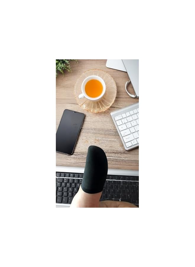Green Tiger Gaming Finger Sleeves for Thumb Control, Anti-Sweat Breathable Covers Enhance Touchscreen Precision - Image 5