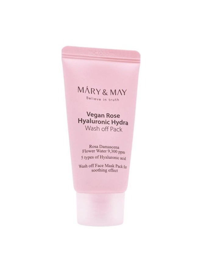 MARY & MAY Rose Hyaluronic Hydra Wash Off - 30g - Image 2