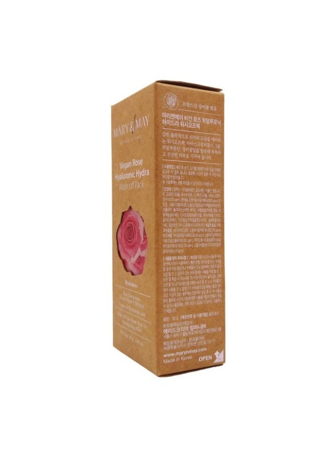 MARY & MAY Rose Hyaluronic Hydra Wash Off - 30g - Image 4