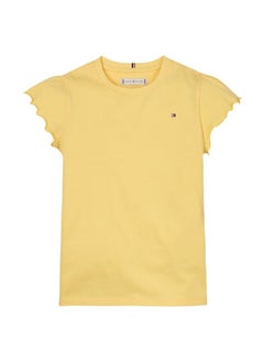 TOMMY HILFIGER Kids Essential Ruffle Sleeve Top  - Image 4