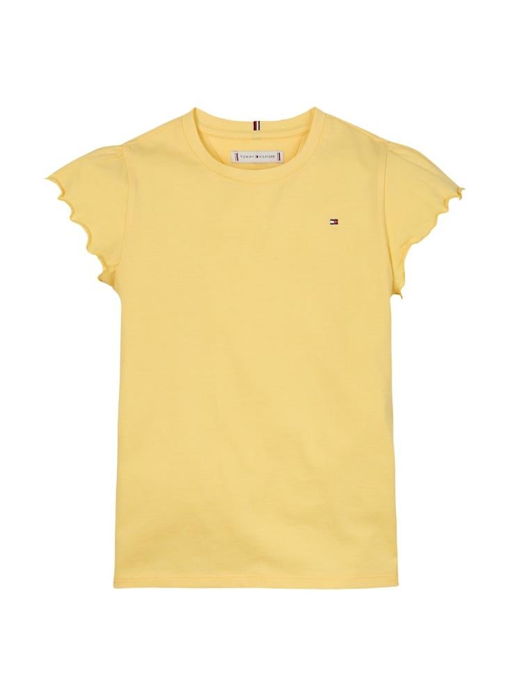 TOMMY HILFIGER Kids Essential Ruffle Sleeve Top  - Image 4