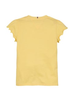TOMMY HILFIGER Kids Essential Ruffle Sleeve Top  - Image 5