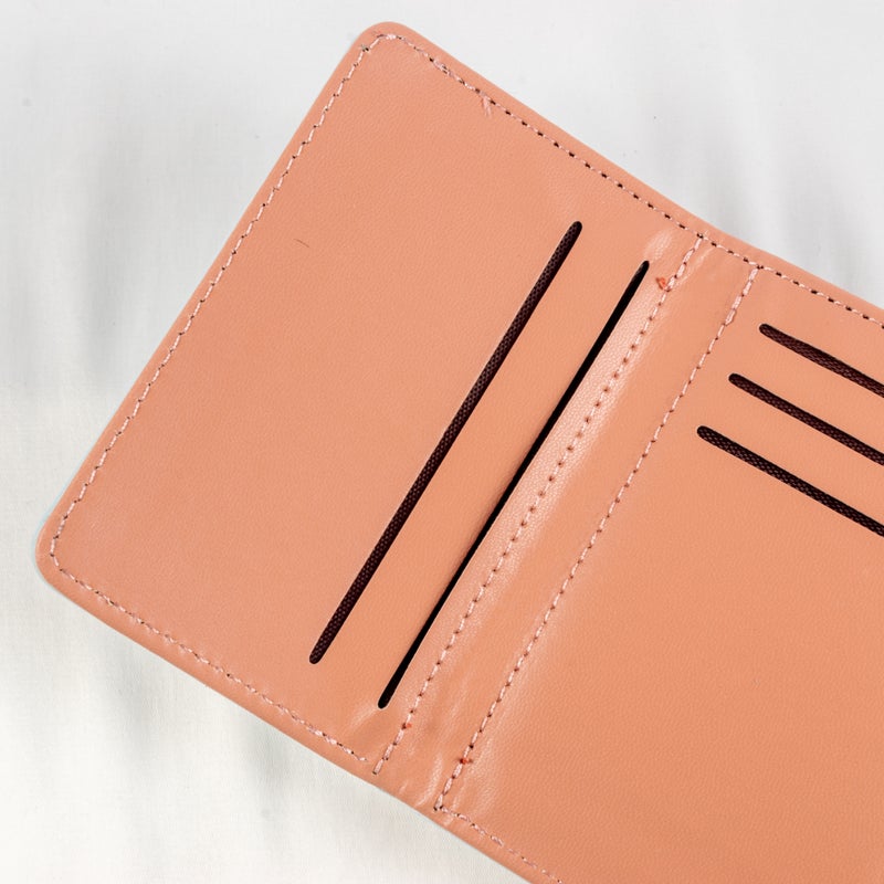 Leather Flip Wallet & Card Holder with Multiple Pockets - Green - Image 3