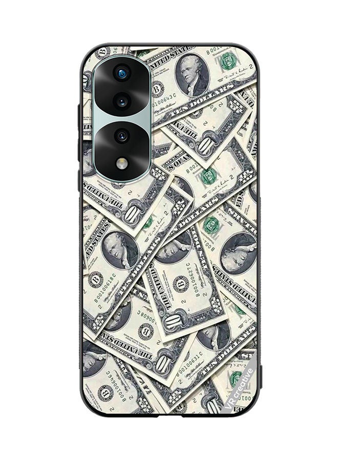 VR CREATIVE Protective Case Cover For Honor 70 Pro plus Money Design Multicolour - Image 1
