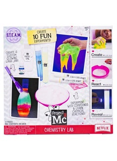 Project Mc2 Chemistry Lab Stem Science Kit Athome Stem Kits For Kids Age 6 And Up Chemistry Experiments Science Parties For Kids Diy Lava  - Image 1