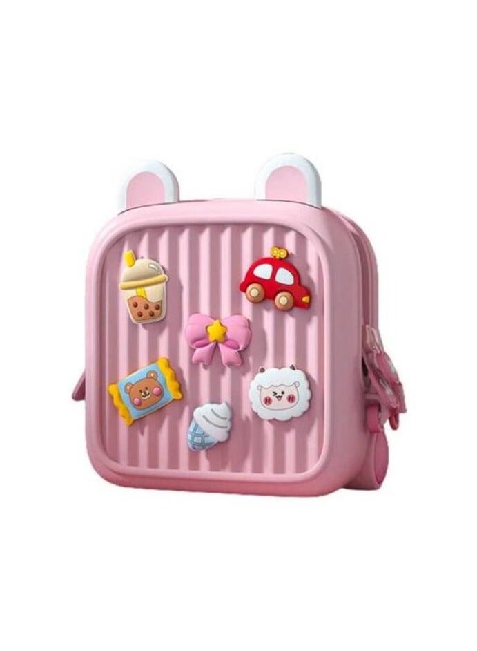 بيكوسيسي حقيبة ظهر صغيرة للسفر للأطفال من Picocici K32، لون وردي - Image 1