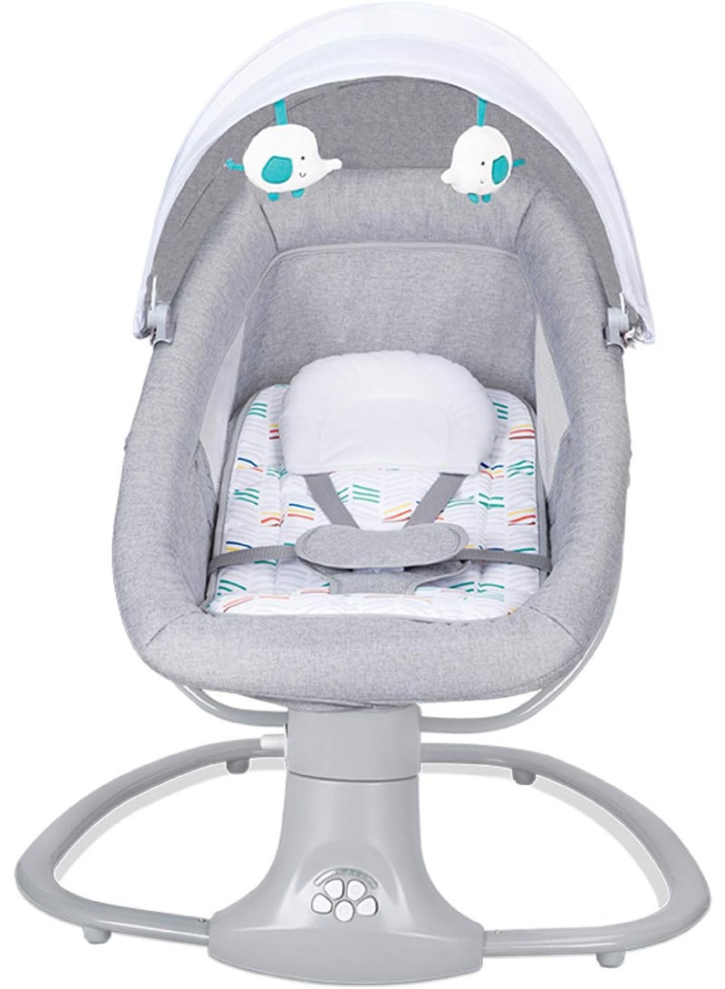 Rock Pow 3-in-1 Baby Swing For Infants Rocking Chair With Remote Control, Adjustable Backrest Bouncer Electric - Image 5