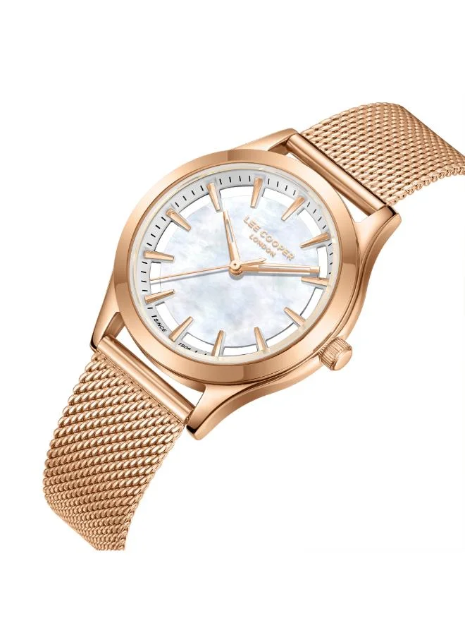 Lee Cooper Women's Mesh Analog Watch LC08156.420 - 33 mm