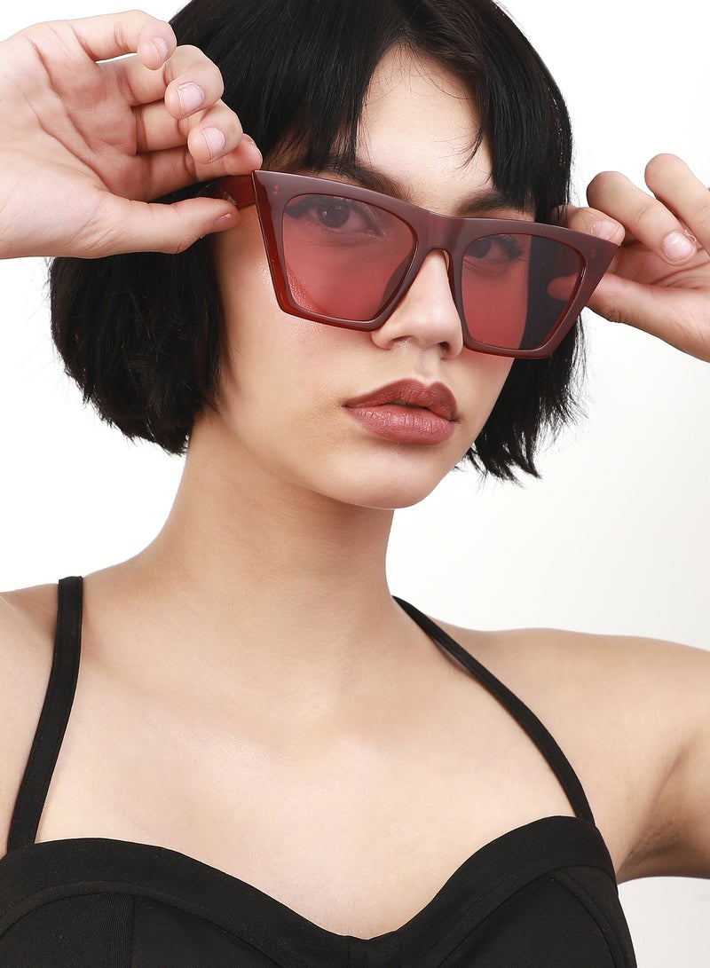 Haute Sauce Full Rim Cateye Sunglass - Image 2