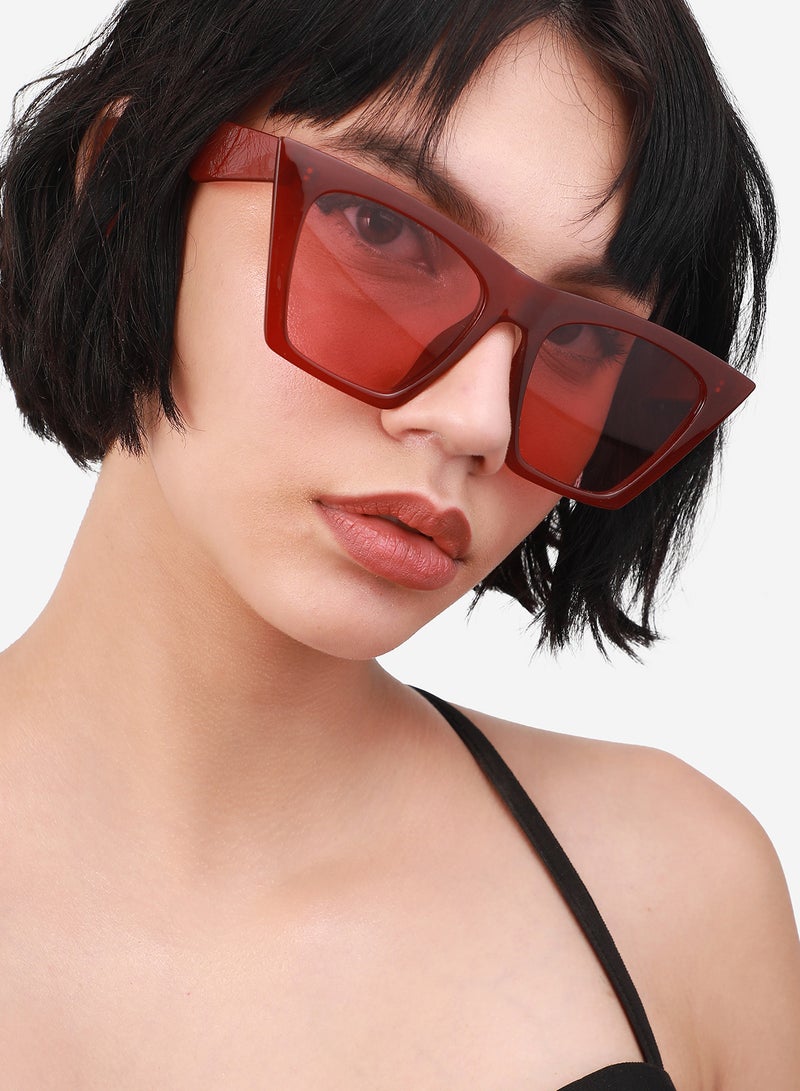 Haute Sauce Full Rim Cateye Sunglass - Image 3