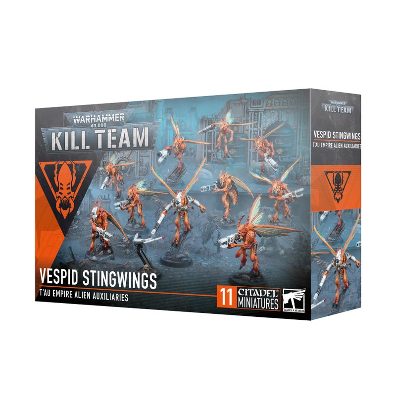 Games Workshop Warhammer 40000 Kill Team Tau Empire Vespid Stingwings 2024 Edition - Image 3