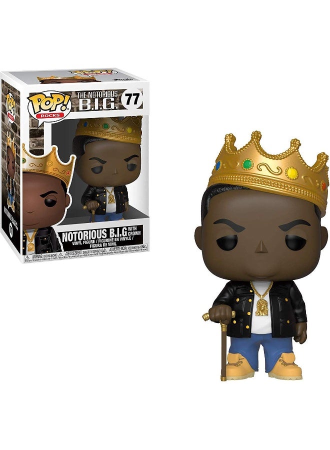 Funko POP! Rocks The Notorious B.I.G. Notorious B.I.G. with Crown Vinyl Figure (9.5 cm) - Image 2