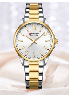 CURREN Stainless Steel Elegant Design Quartz Couple Watch For Men & Women 9090  - Image 5