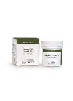 Olive Oil ; Topical Ozone Oil Infused Skin Care ; Ozonated Oil To Nourish Protect & Cleanses ; For People & Pets ; 3.38 Fluid Ounces
