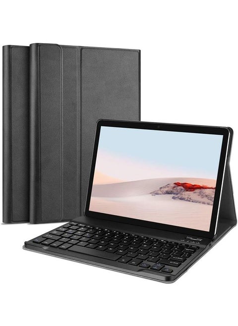 Keyboard Case For Surface Go 3 2021 Surface Go 2 2020 Surface Go 2018 With Magnetically Detachable Wireless Keyboard Black