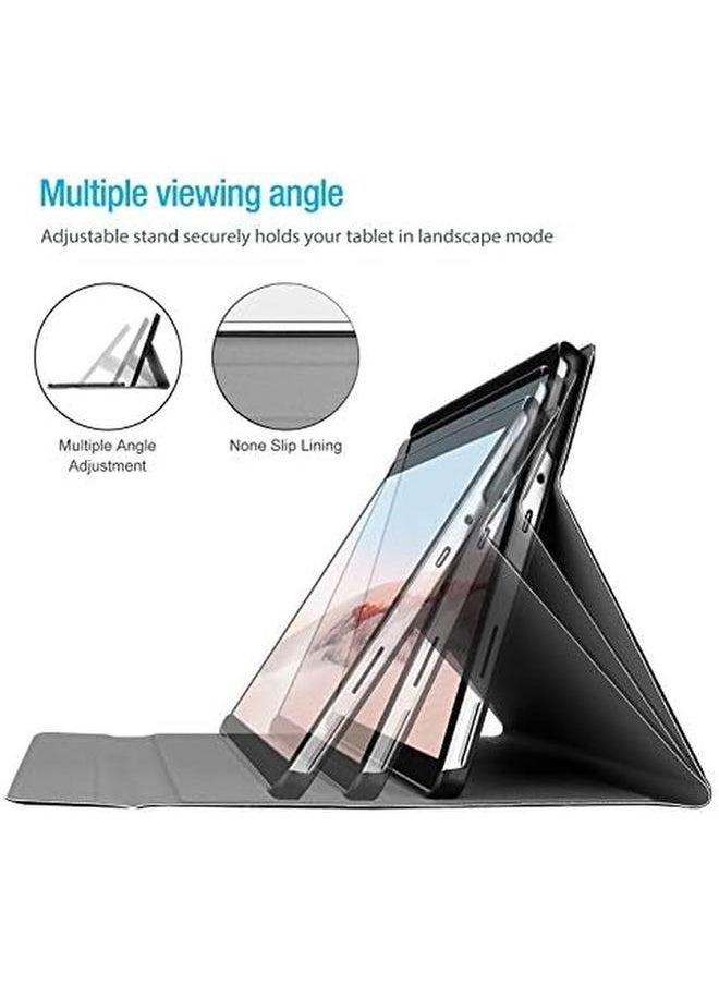 Procases - Keyboard Case For Surface Go 3 2021 Surface Go 2 2020 Surface Go 2018 With Magnetically Detachable Wireless Keyboard Black - Image 1