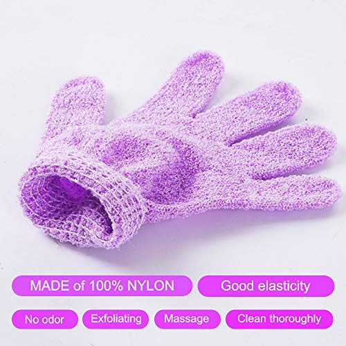 CVNDKN 24 pcs Exfoliating Shower Gloves,Double Sided Exfoliating Bath Gloves Deep Clean Dead Skin for Spa Massage Beauty Skin Shower Body Scrubber Bathing Accessories.-12 Multi-Colors - Image 5