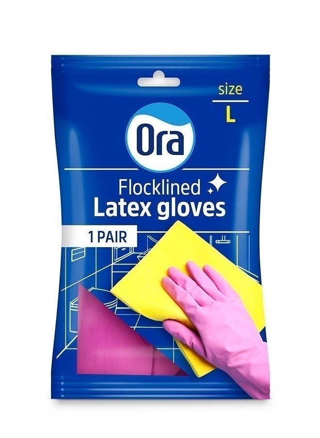 ORA Flocklined Gloves, L, Sri Lanka 