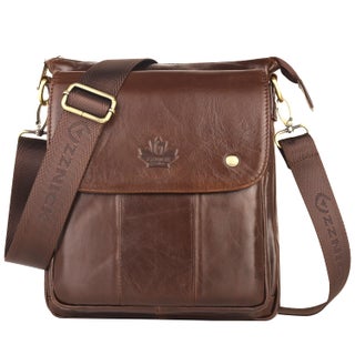ZZNICK Genuine Leather Messenger Bag, Sling Bag Crossbody Shoulder Bags for Travel Work Business (Brown-2303, Medium) - pzsku/Z84F27ABD5D6EBA9BD496Z/45/1749373134/cf787235-bffb-4d00-a397-52f317c4b545