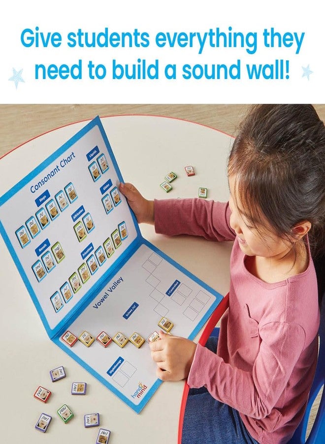 hand2mind hand2mind Desktop Magnetic Sound Wall Boards, Letter Sounds, Phonics & Phonemic Awareness, Speech Therapy Materials, Science of Reading Manipulatives, Teacher Supplies for Classroom (Set of 6) - Image 3