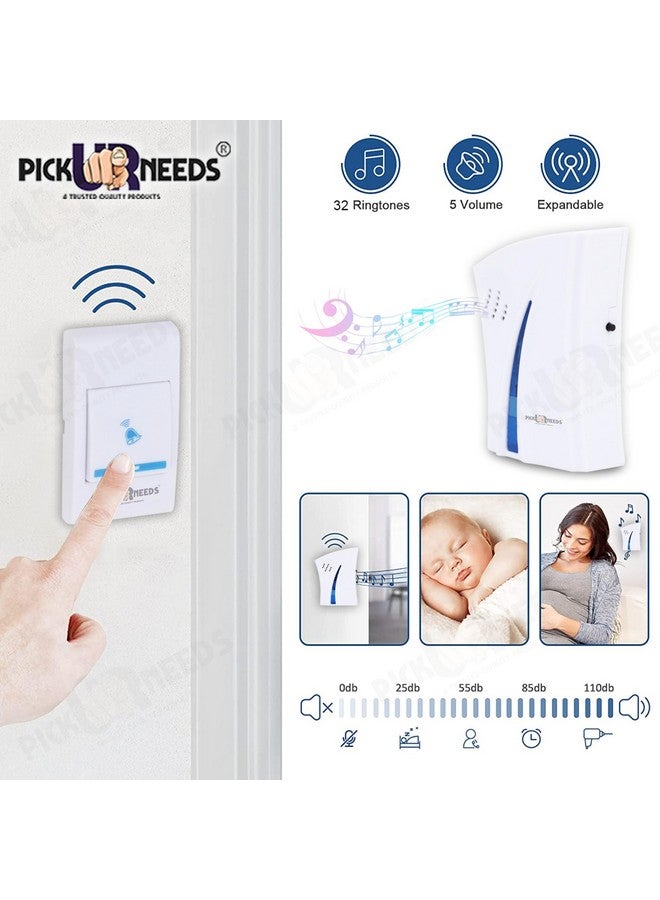 Pick Ur Needs Star Shape Wireless Cordless Door Bell for Home Shop Office Wireless Door Chime - Image 3