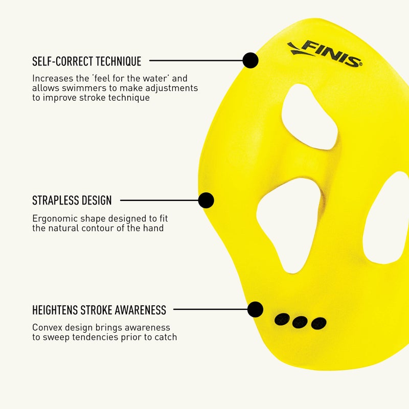 FINIS أدوات تدريب السباحة FINIS Iso - مدرب تقنية السكتة الدماغية - يعزل مجموعات العضلات - بدون حزام - أسود/ذهبي - كبير - Image 5