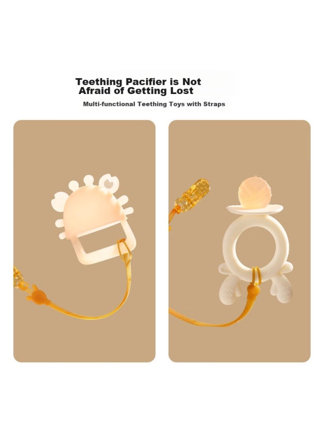 Doctor Ma Dr. Ma Anti-lost Teether Chain, Silicone Nipple Chain, Baby Toy Chain, Single Piece - Image 2