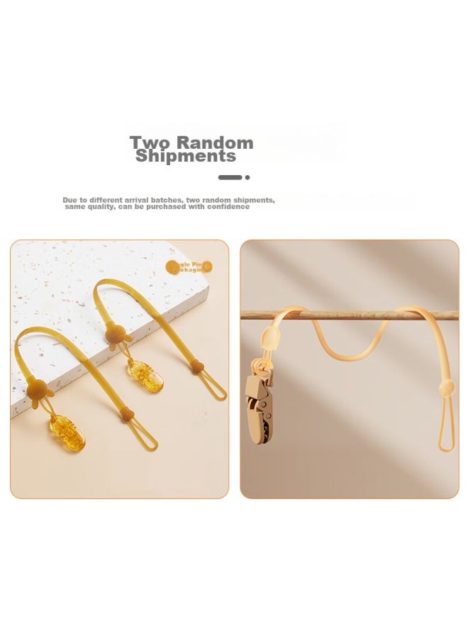 Doctor Ma Dr. Ma Anti-lost Teether Chain, Silicone Nipple Chain, Baby Toy Chain, Single Piece - Image 3