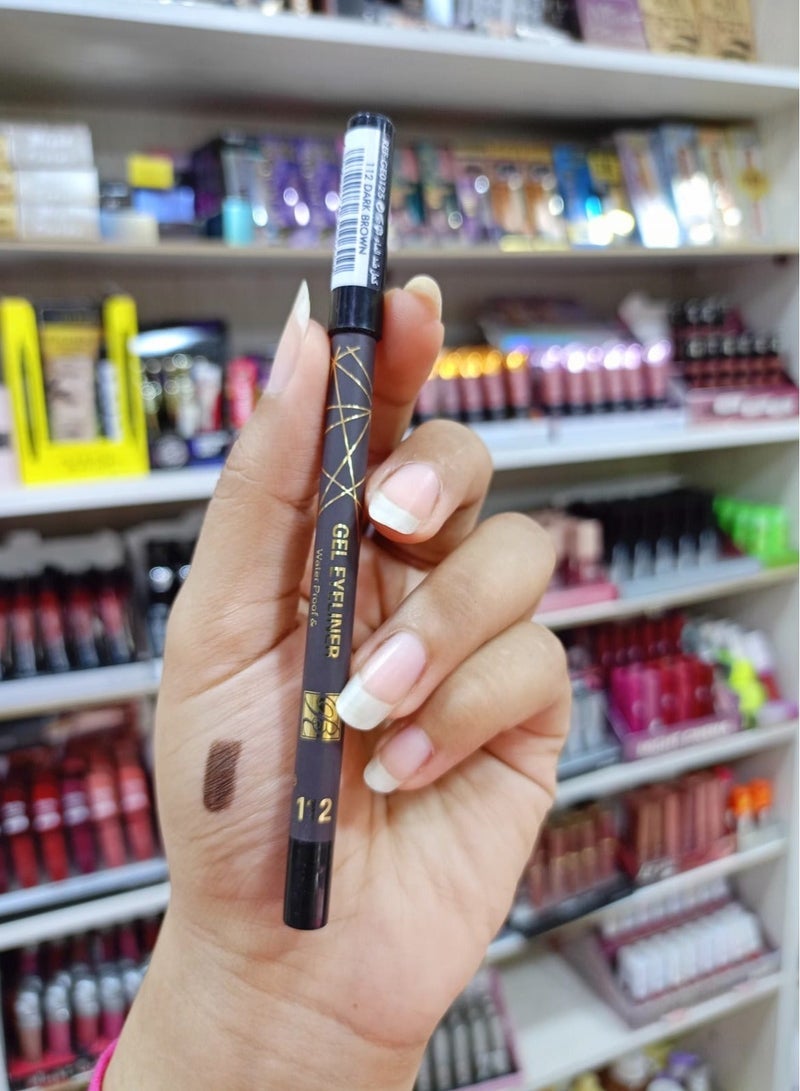ROSE BERRY RoseBerry Long Lasting Waterproof Eyeliner Pencil – 112 Dark Brown