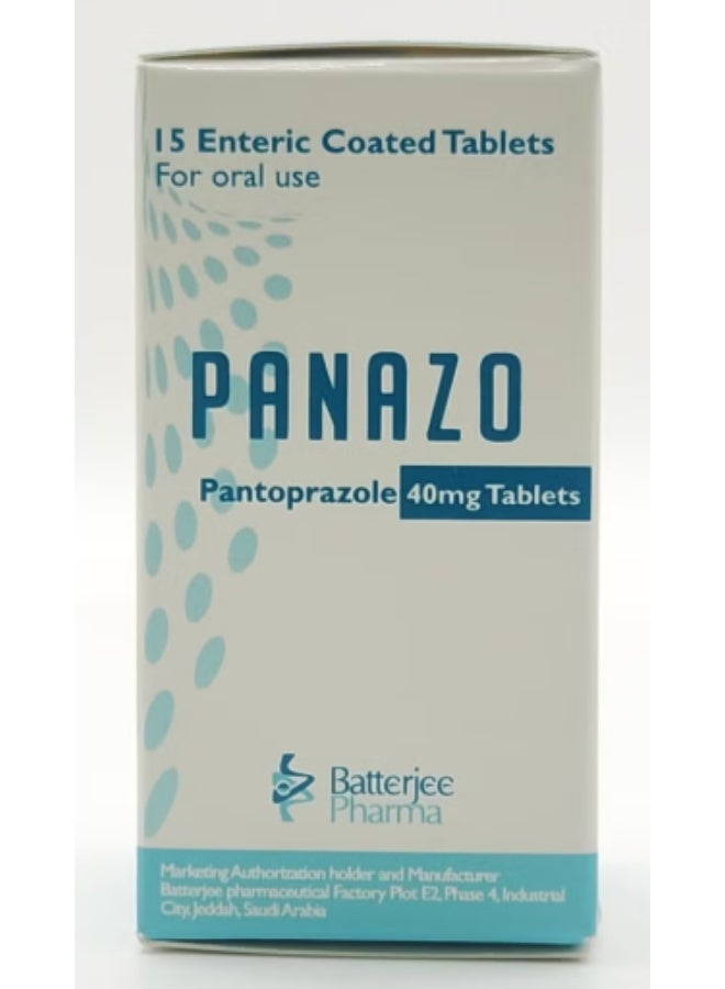 Panazo tablets 40mg 15'S