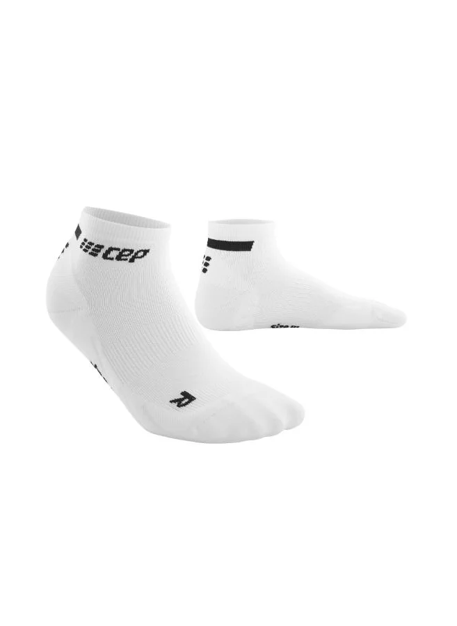سي إي بي CEP - The Run Compression Socks Low Cut V4 White Women
