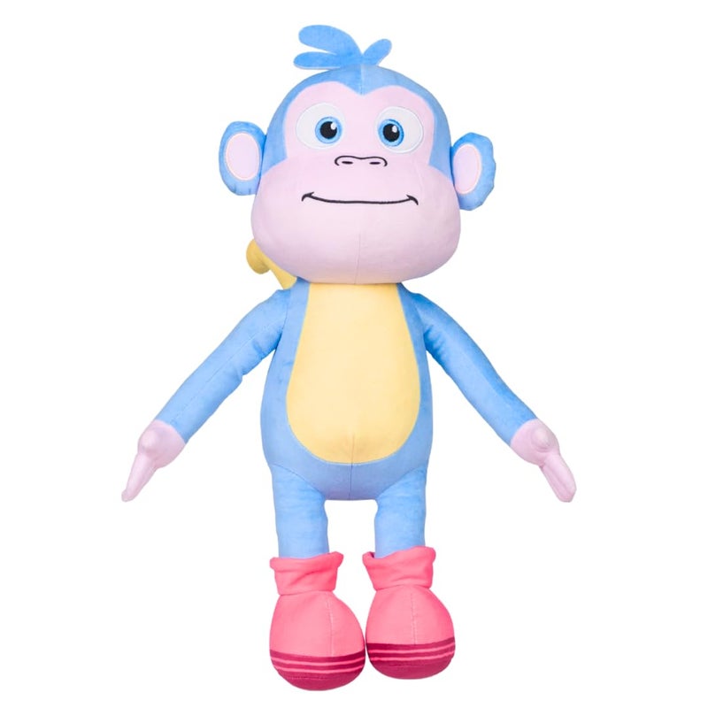 Franco Dora The Explorer Boots Cuddle Pillow Buddy, Kids Bedding Super Soft Cozy Monkey Pillow, (Officially Licensed Product) - Image 1