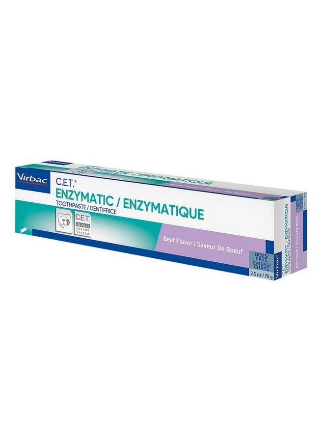 Virbac Plaque Tartar Control Enzymatic Dog And Cat Toothpaste, 2.5 Oz, Beef - Image 4