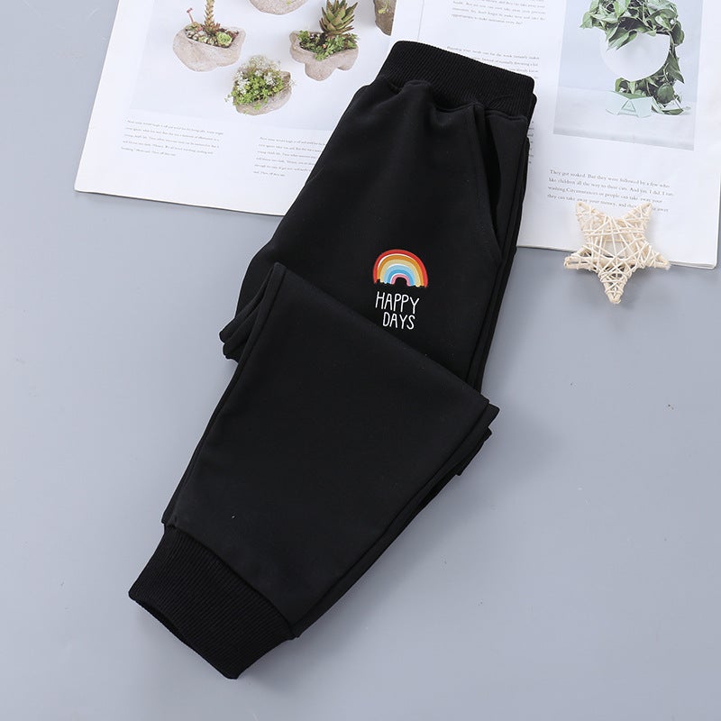 Children's Sweatpants Spring and Autumn New Boys and Girls All-match Sports Pants Large Children's Pants Casual Trousers Trend - Image 4