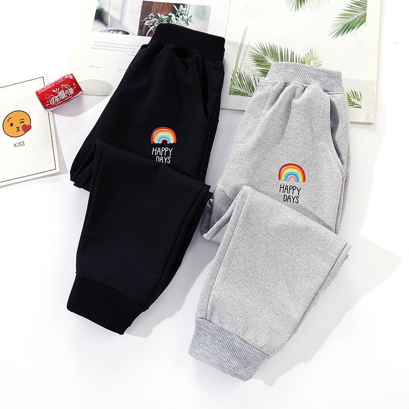 Children's Sweatpants Spring and Autumn New Boys and Girls All-match Sports Pants Large Children's Pants Casual Trousers Trend - Image 3