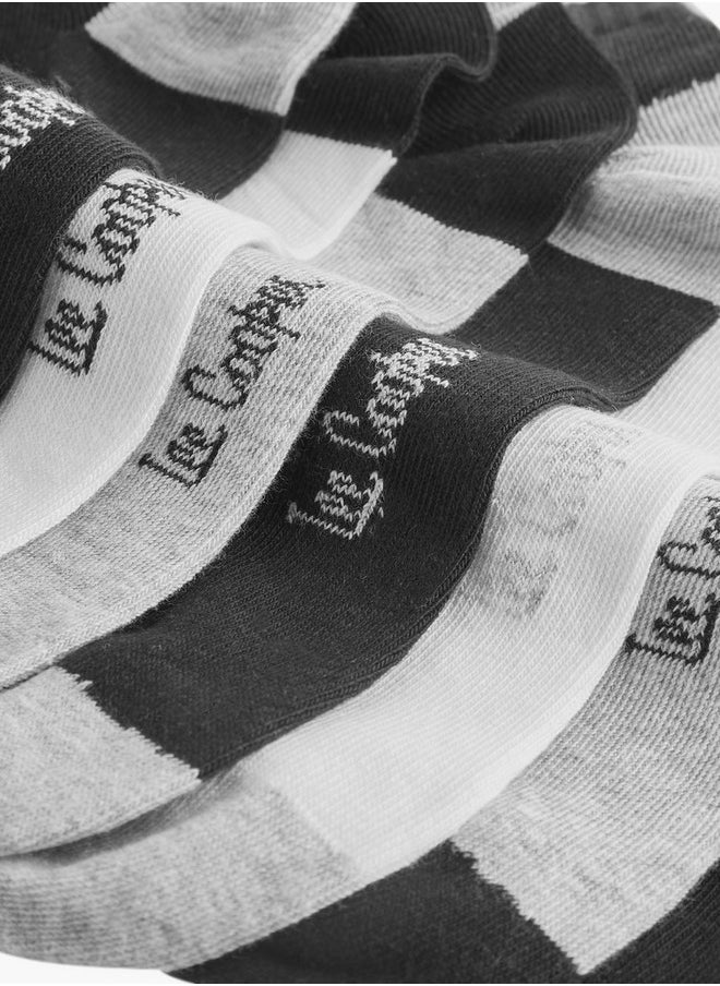 Lee Cooper - Logo Detail Non-Terry Ankle Length Socks - Set of 7 - Image 1