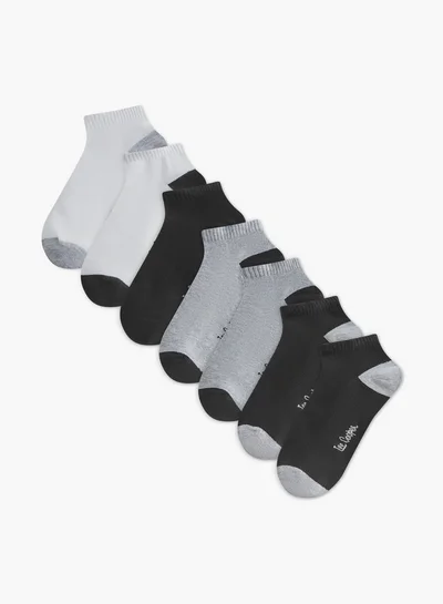 Lee Cooper Logo Detail Non-Terry Ankle Length Socks - Set of 7