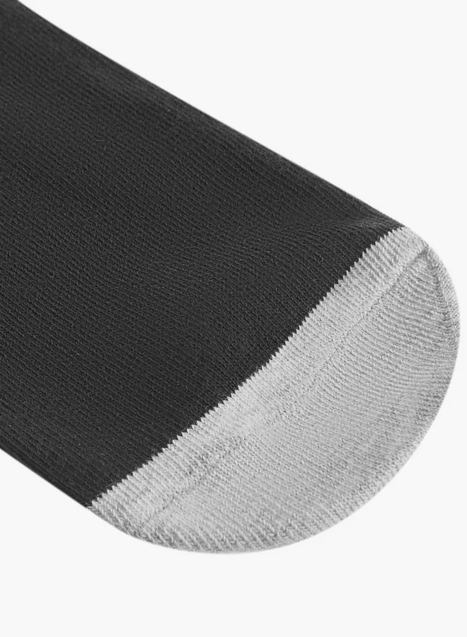 Lee Cooper Logo Detail Non-Terry Ankle Length Socks - Set of 7
