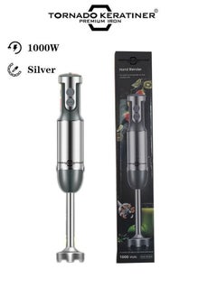 Tornado Keratiner Hand Blender, Stainless Steel Wand, Electric Hand Held Mixer 1000w Variable Speed Control  - Image 1
