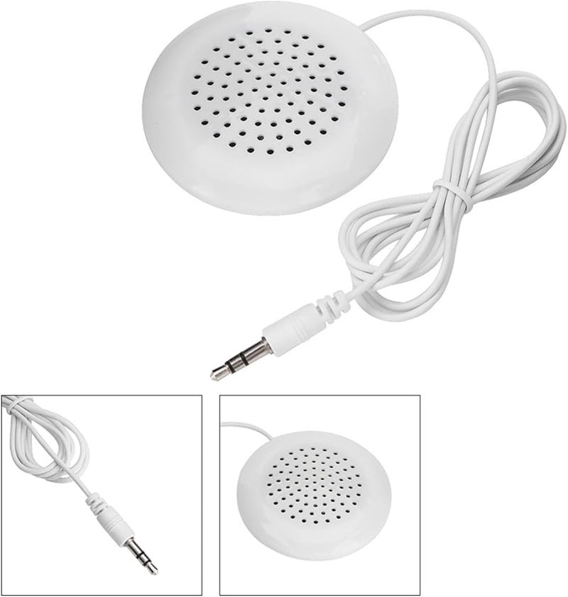 Pillow Speaker 3.5mm Mini Stereo Sleep Aid Portable Bed Speaker for MP3 Phone CD - Image 3