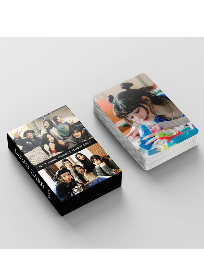55Pcs New Jeans Photo Card MINJI HANNI DANIELLE HAERIN Lomo Card