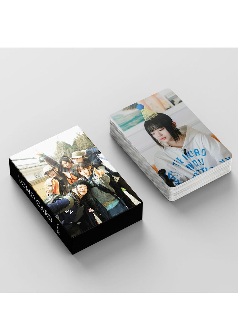 55Pcs New Jeans Photo Card MINJI HANNI DANIELLE HAERIN Lomo Card