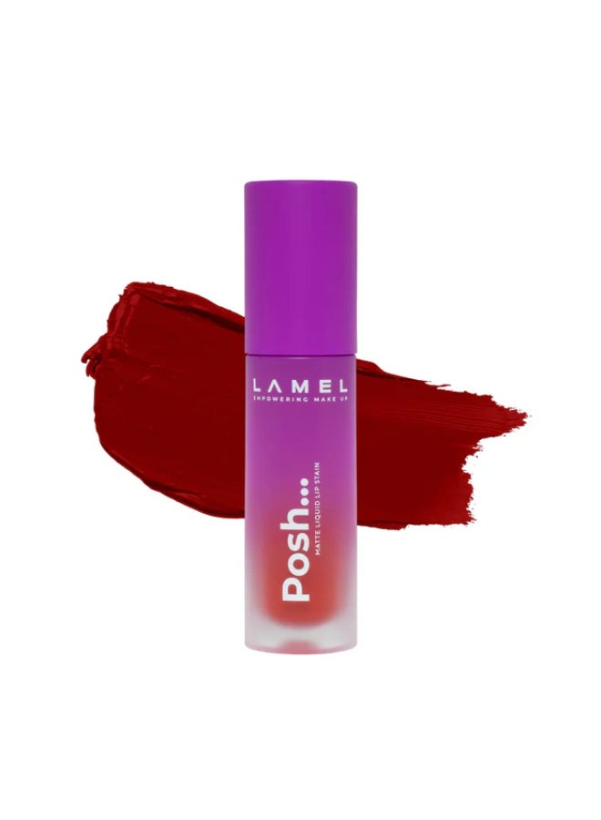 لاميل Posh Matte Liquid Lipstick № 406 Ruby Red - Image 1
