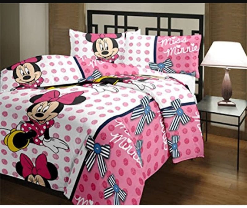 Blizz Mont Super Soft Polyester Blend Cartoon Design Print Reversible Kid's Single Bed Dohar, Multicolour-C1 -(JF027) - Image 4
