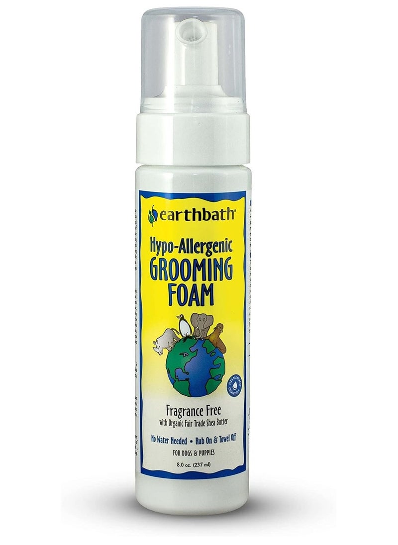 earthbath Hypo Allergenic Fragrance Free Waterless Grooming Foam for Dogs And Puppies 237ml  - Image 2