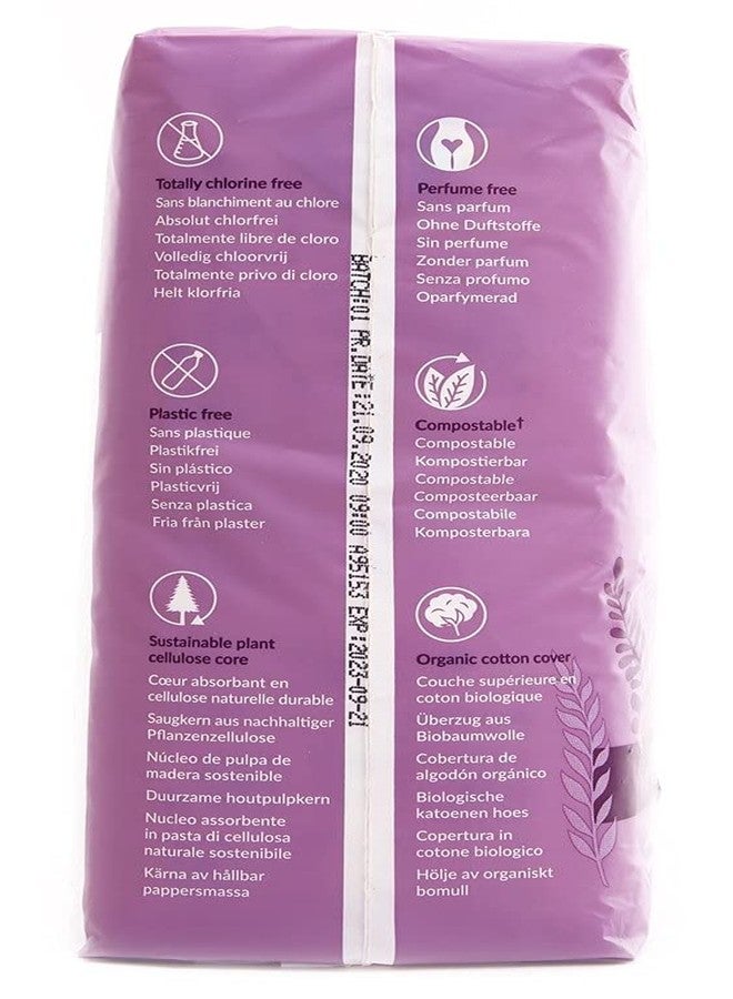 Natracare Natural Traditional Style Maxi Pads, Super, Individually Wrapped, Without Wings in Plant-Based Bag (1 Pack, 12 Pads Total - Image 4