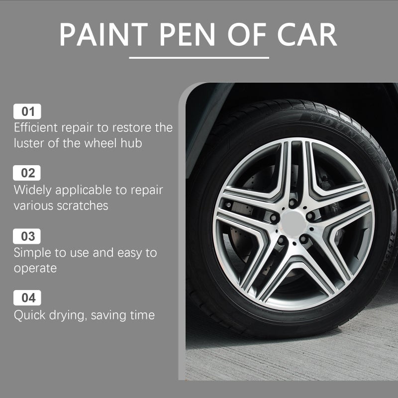 Rayhong Car Wheel Hub Scratch Pen Wheel Hub Scratch Scratch Scratch Coating Agent - Image 5