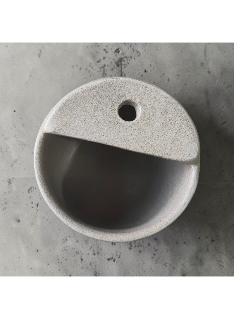 color zone pottery A distinctive and uniquely designed 200ml iced coffee mug; microwave-safe and handcrafted from pottery and ceramic. - Image 1